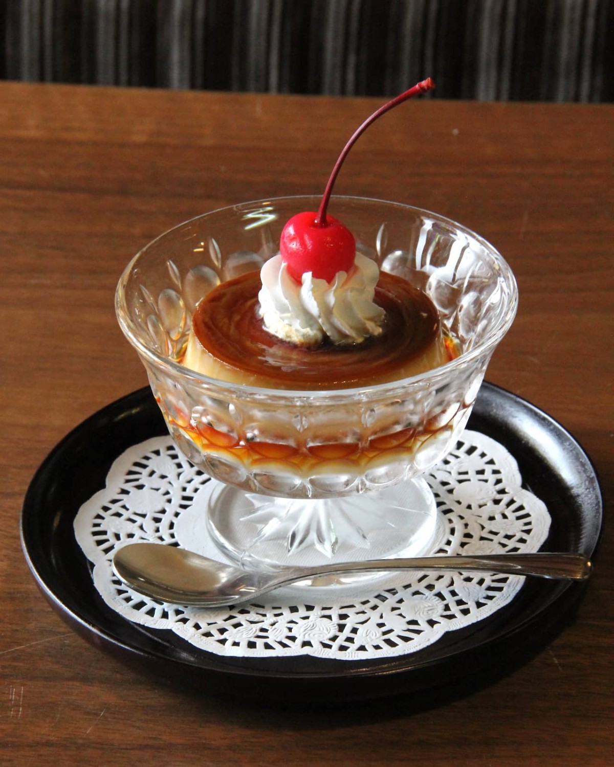 大田市温泉津町にある『まちライブラリーカフェpukapuka』で提供しているプリン
