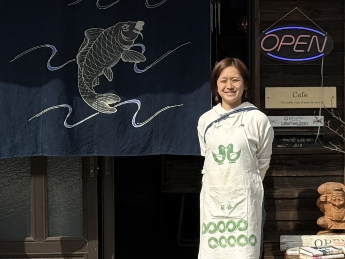 大田市温泉津町にある『まちライブラリーカフェpukapuka』の店主さん