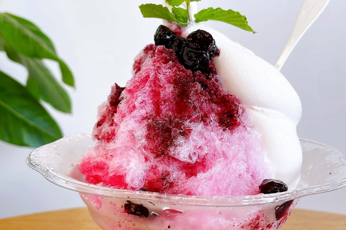 松江市役所近くのソフトクリーム専門店『Pa.U SOFT CREAM』で販売しているかき氷