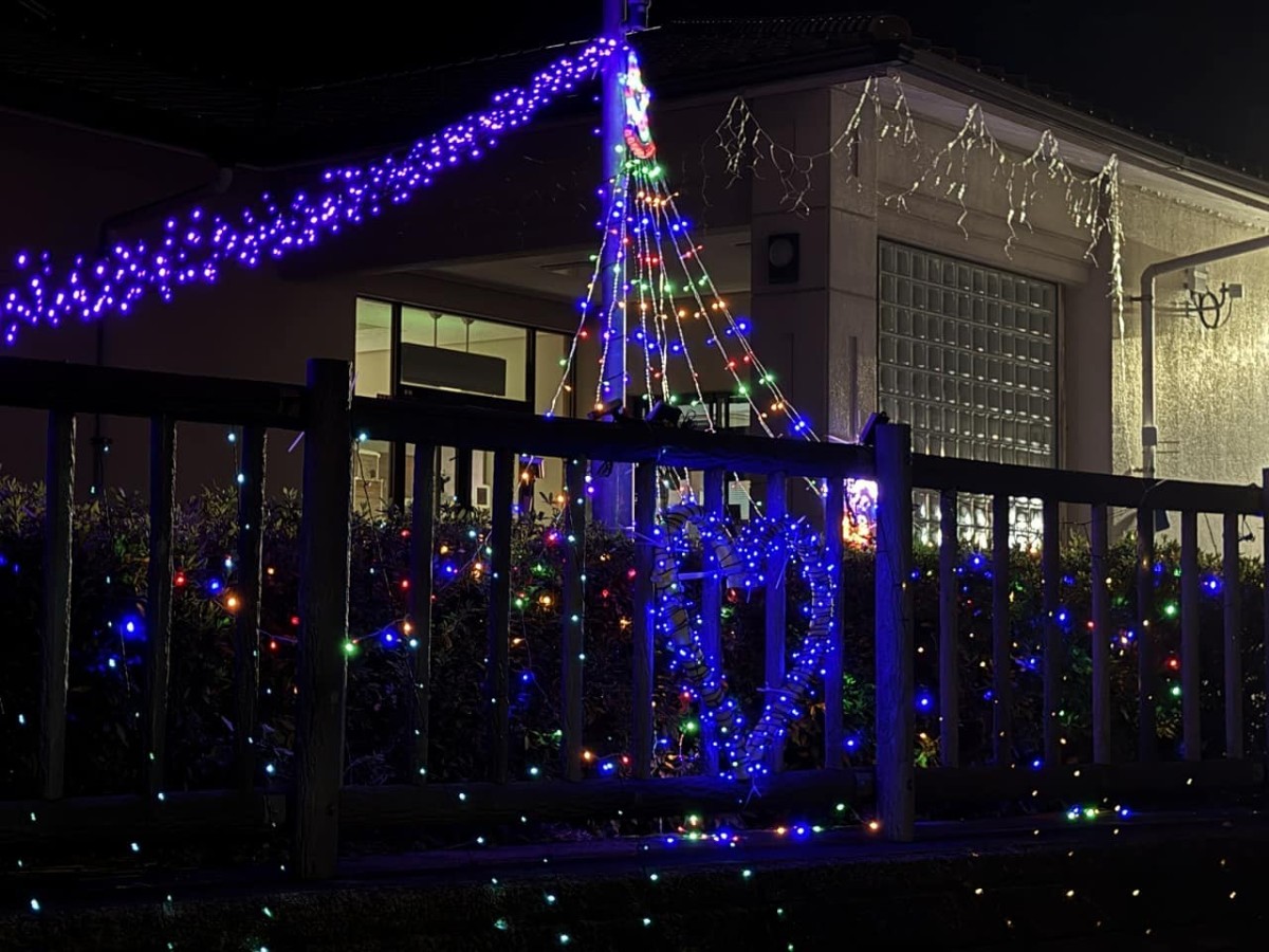 島根県松江市にある『松江養護学校寄宿舎』で開催中のイルミネーション