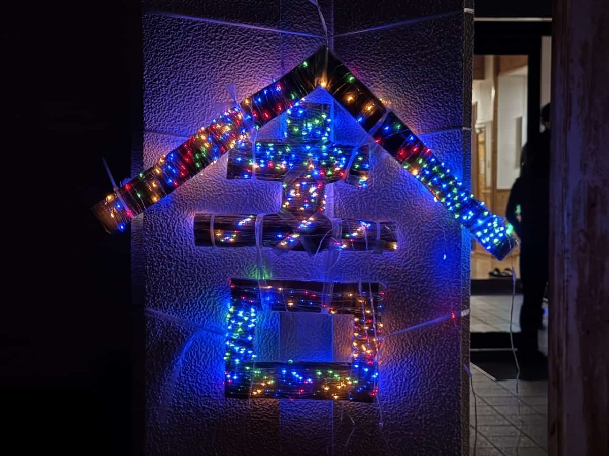 島根県松江市にある『松江養護学校寄宿舎』で開催中のイルミネーション