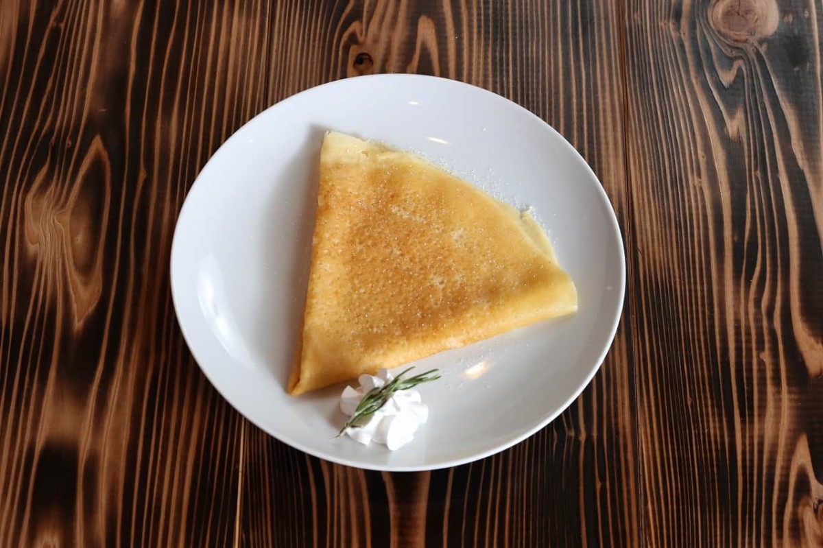 鳥取県米子市にある『cafe You.』で提供している米粉クレープ