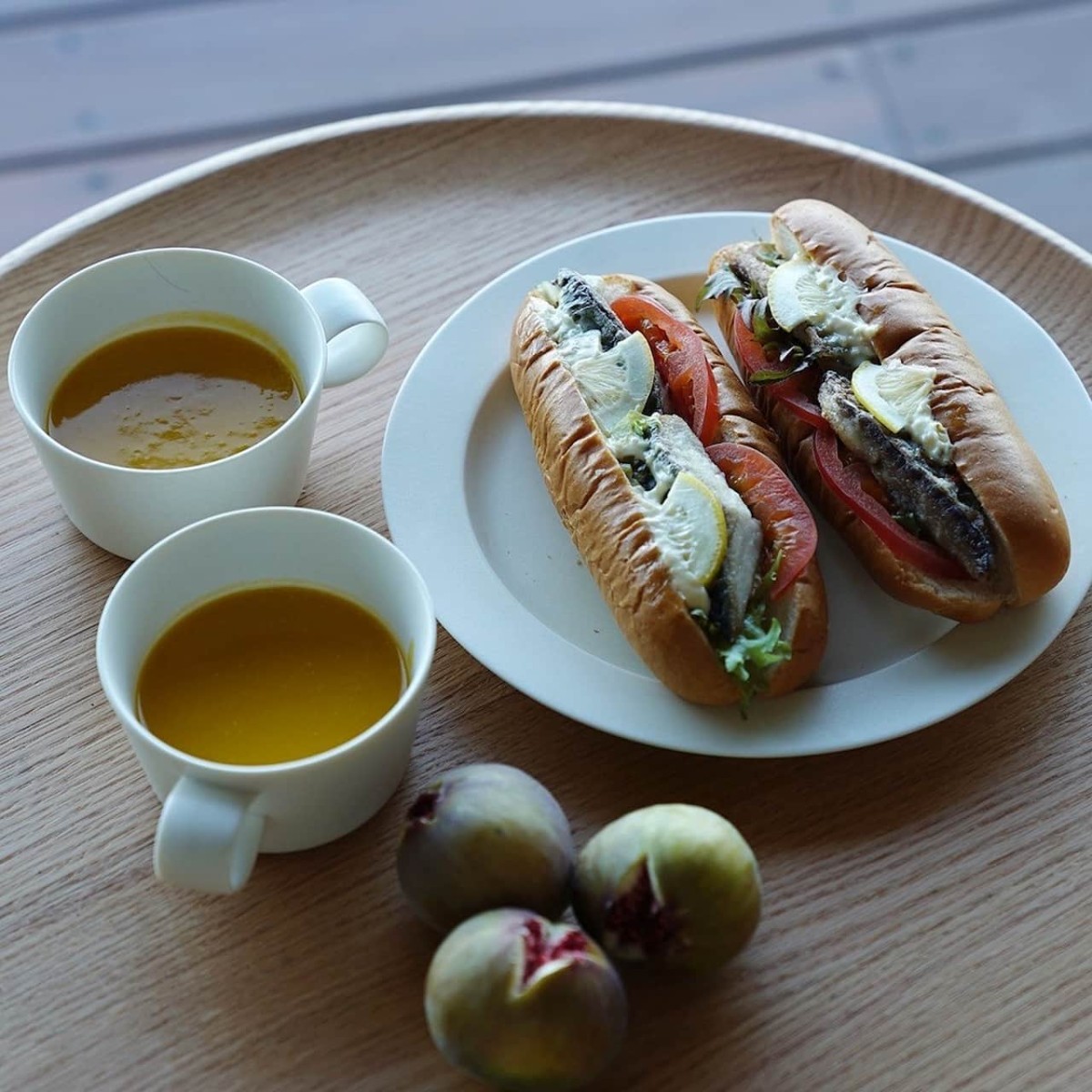 島根県出雲市にある貸別荘『青々』の事前予約で食べられる朝食「鯖サンド」