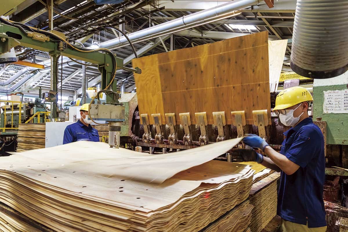 浜田市「島根合板株式会社」の風景