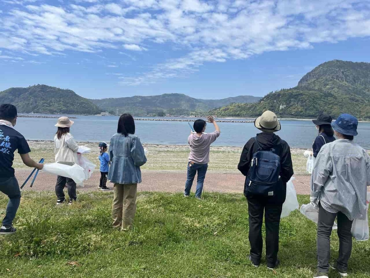 島根県隠岐郡隠岐の島町「塩の浜」で開催されたビーチクリーン