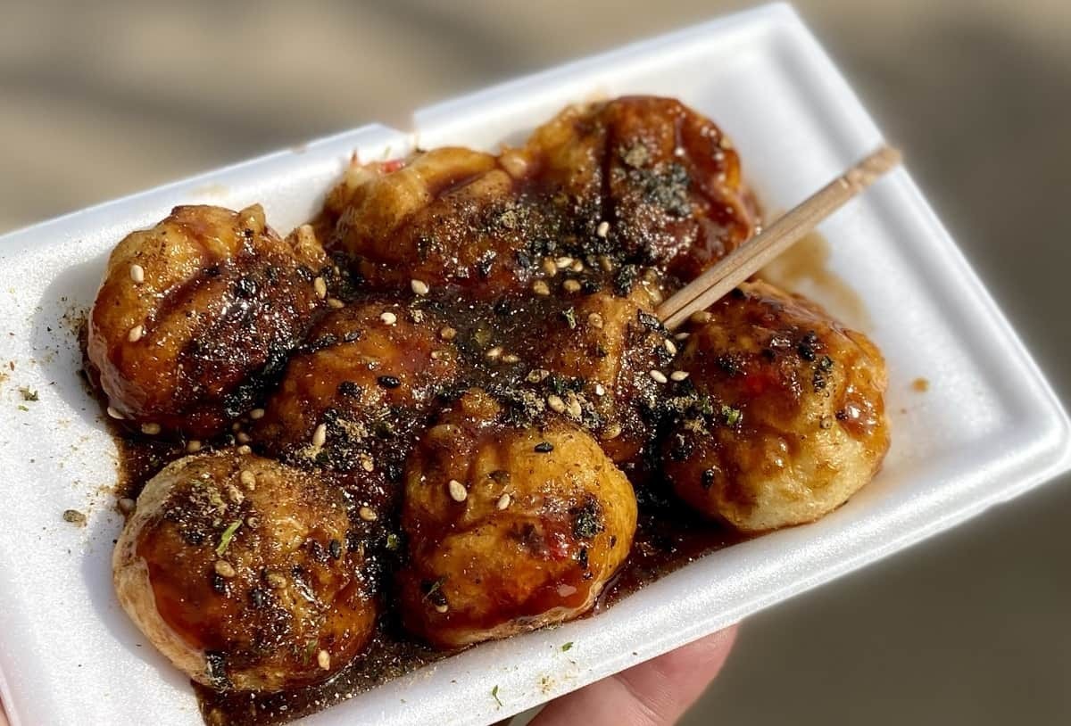 島根県松江市にある『天神たこ焼き店』のたこ焼き