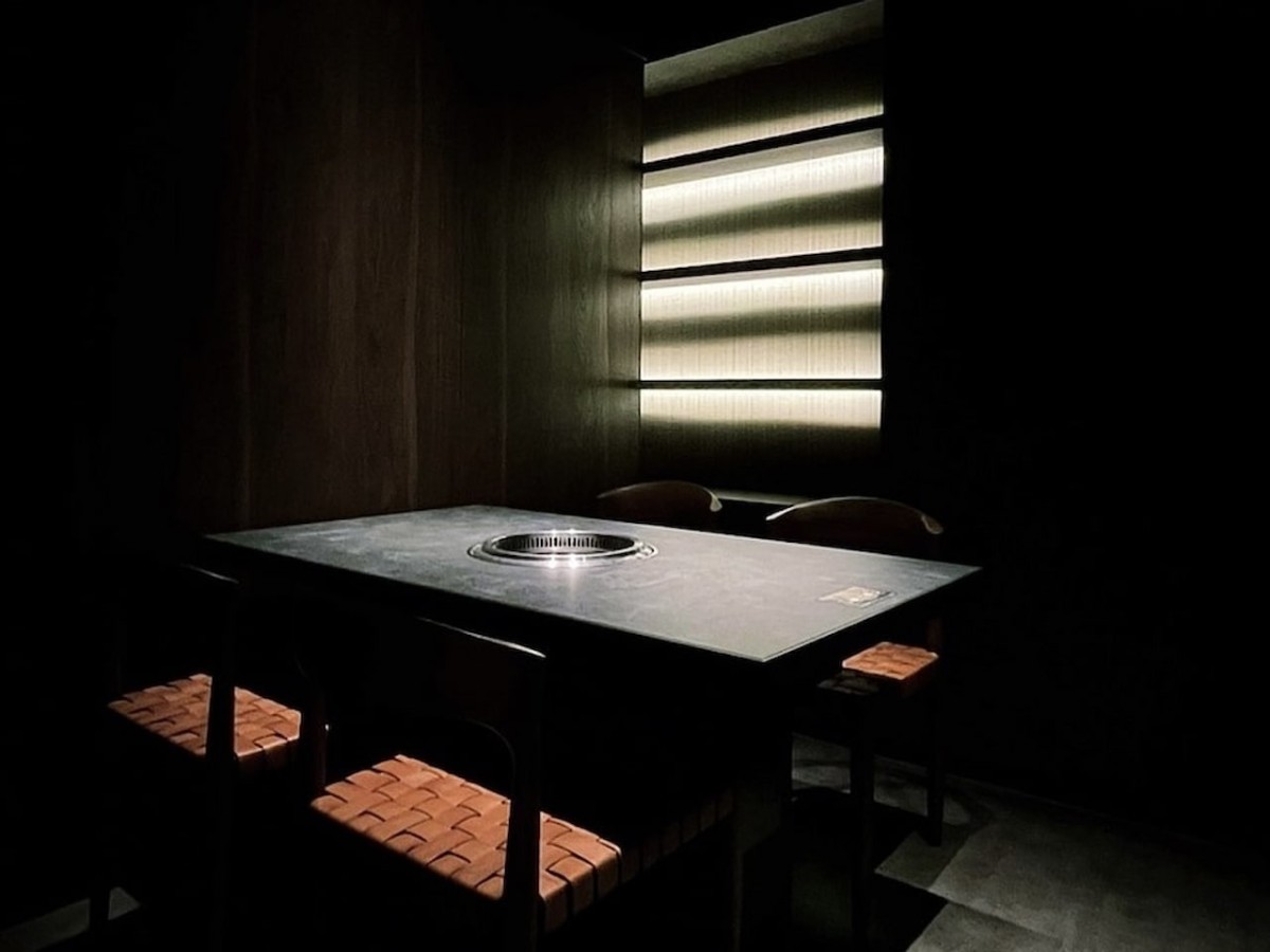 鳥取県米子市にある焼肉店『肉屋正々堂』の内観