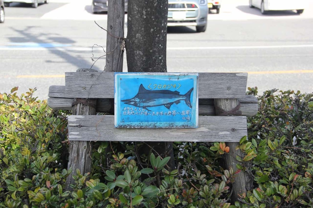 鳥取県境港市にある「おさかなロード」にある魚の絵