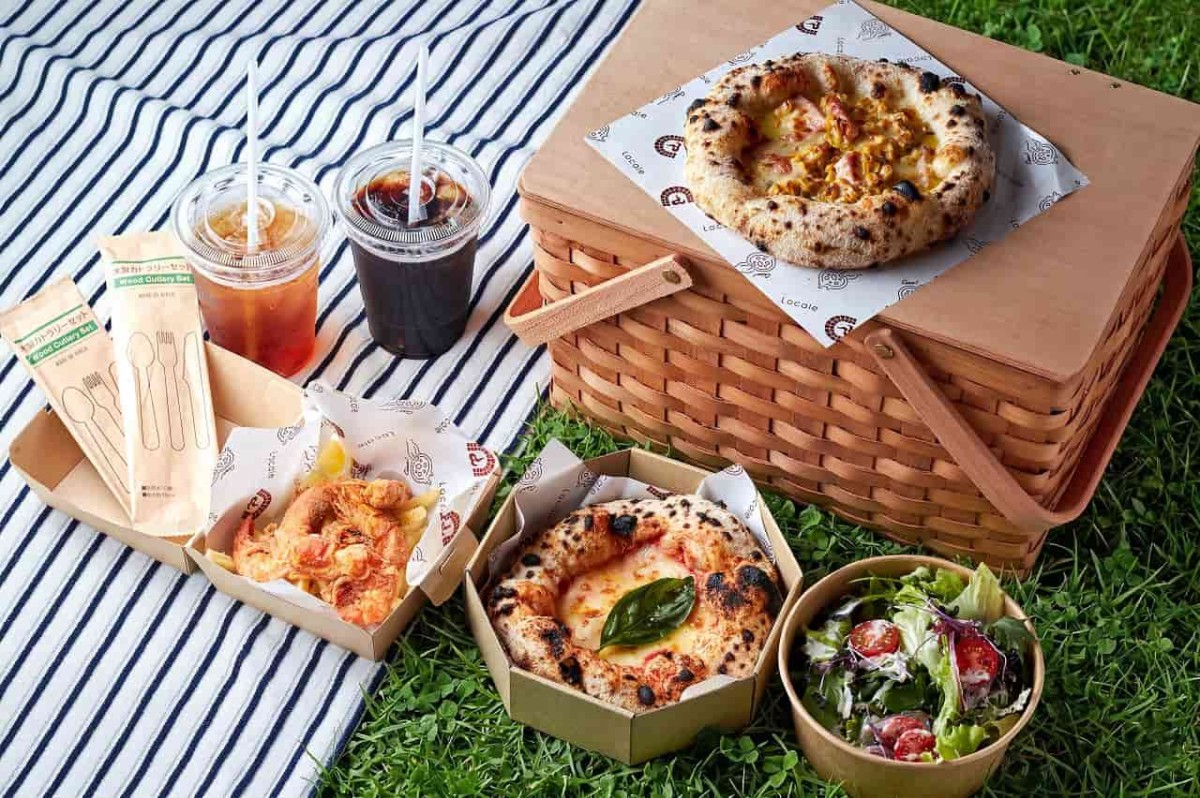 島根県出雲市にある『Caffe&amp;PizzaLOCALE』で販売しているバスケットプラン