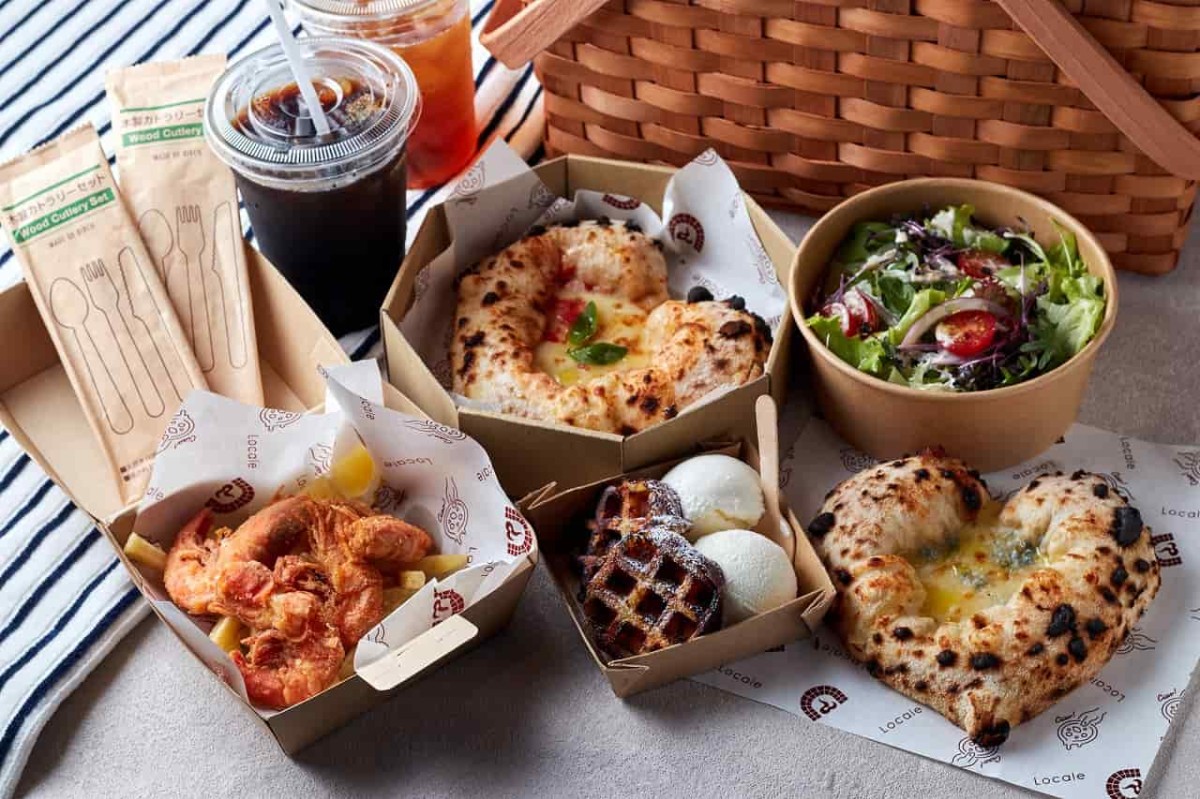 島根県出雲市にある『Caffe&amp;PizzaLOCALE』で販売しているバスケットプラン