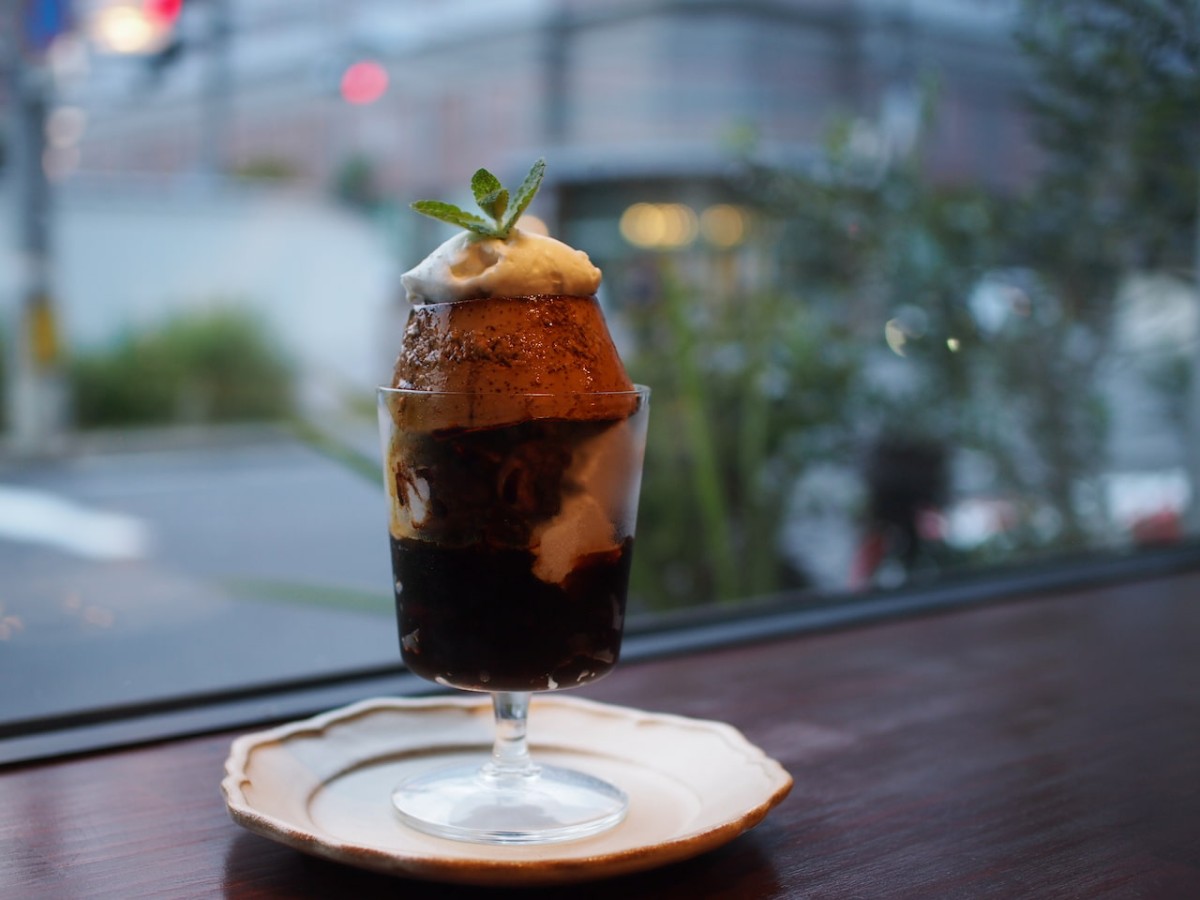 島根県松江市にある『MATAHARI COFFEE』で販売しているパフェ