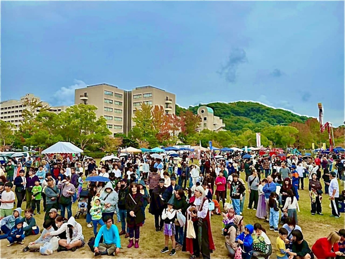 鳥取県米子市にある『おぼれるチーズフェス×がいな日曜市』の過去の会場の様子