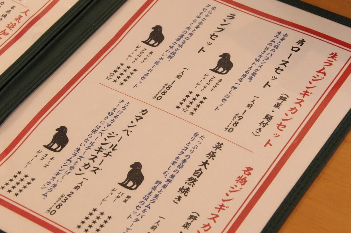 鳥取県米子市にある『とにかくにく』のメニュー