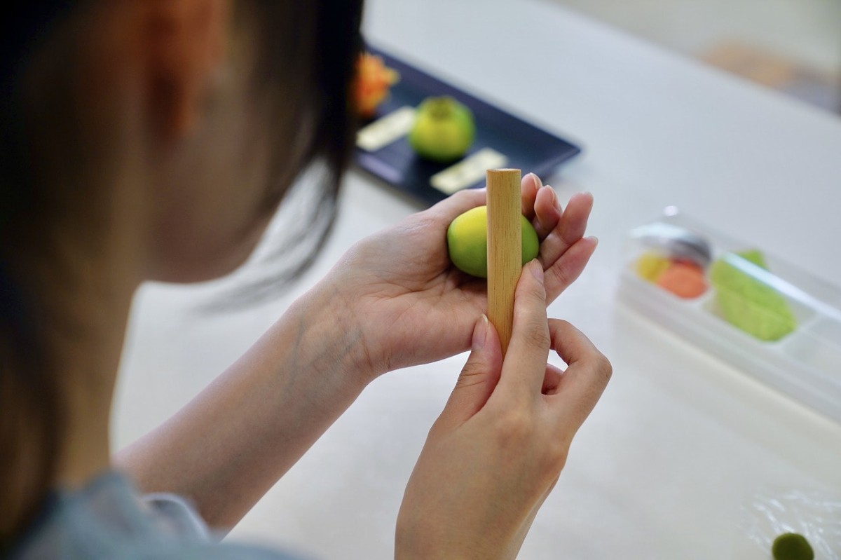 島根県松江市の「おせわさん」が開催の「和菓子づくり体験」