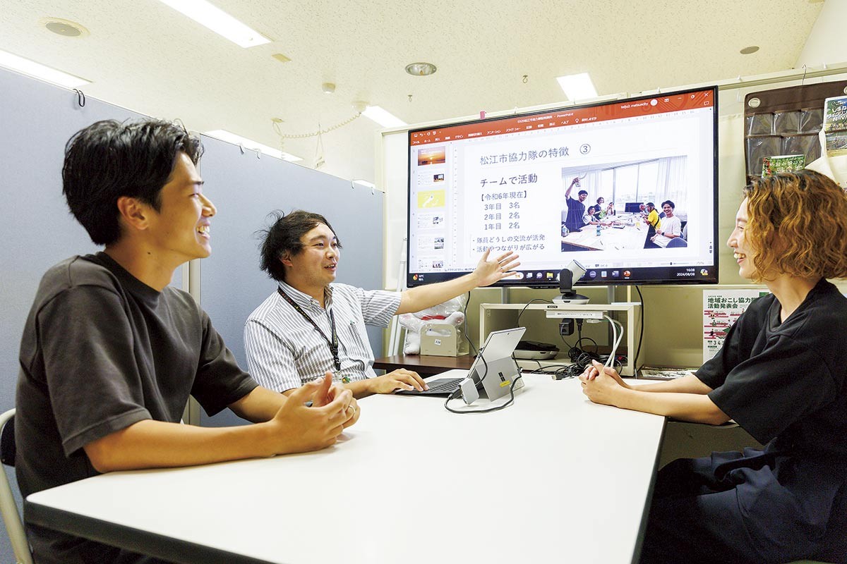 「松江市」の打ち合わせ風景