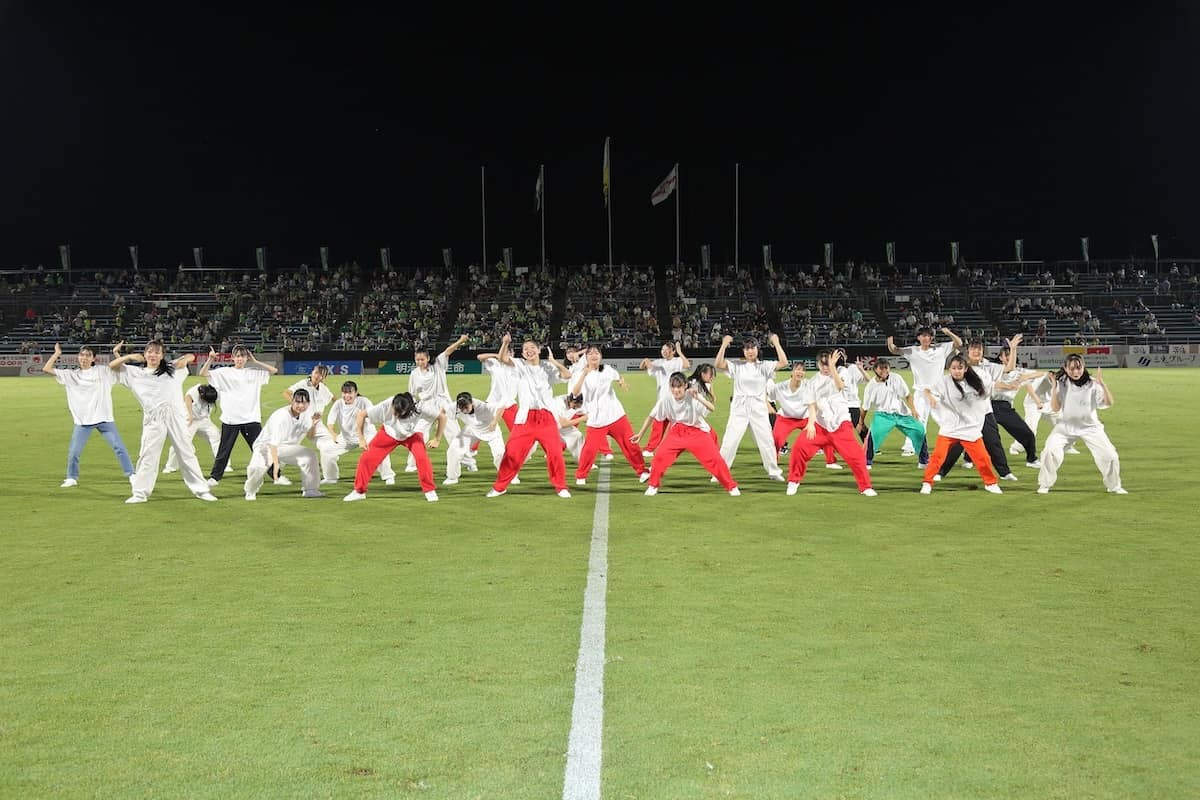 ガイナーレ鳥取の試合イベントの様子