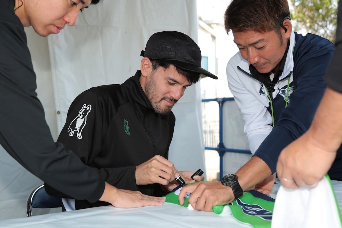 ガイナーレ鳥取の試合イベントの様子