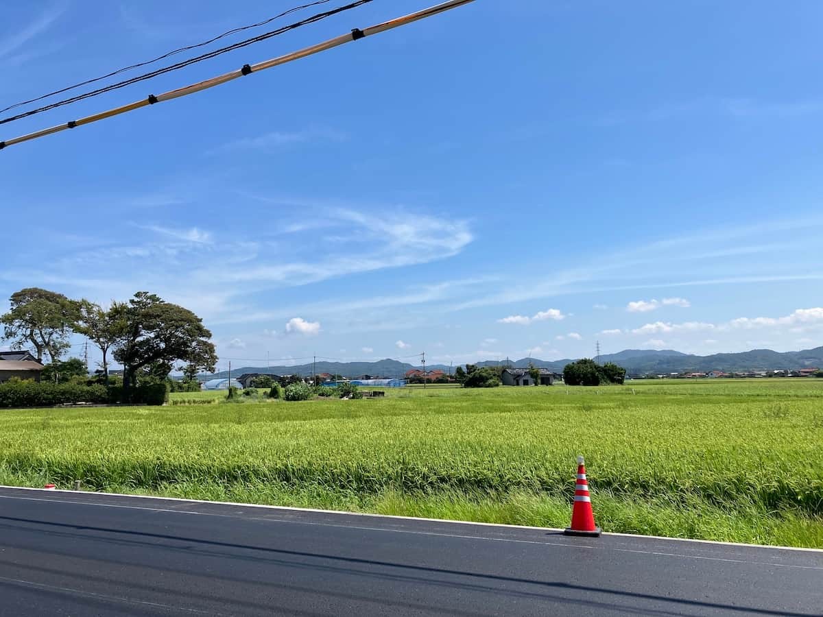 島根県出雲市にある『あだち農園 野菜販売所』までの風景