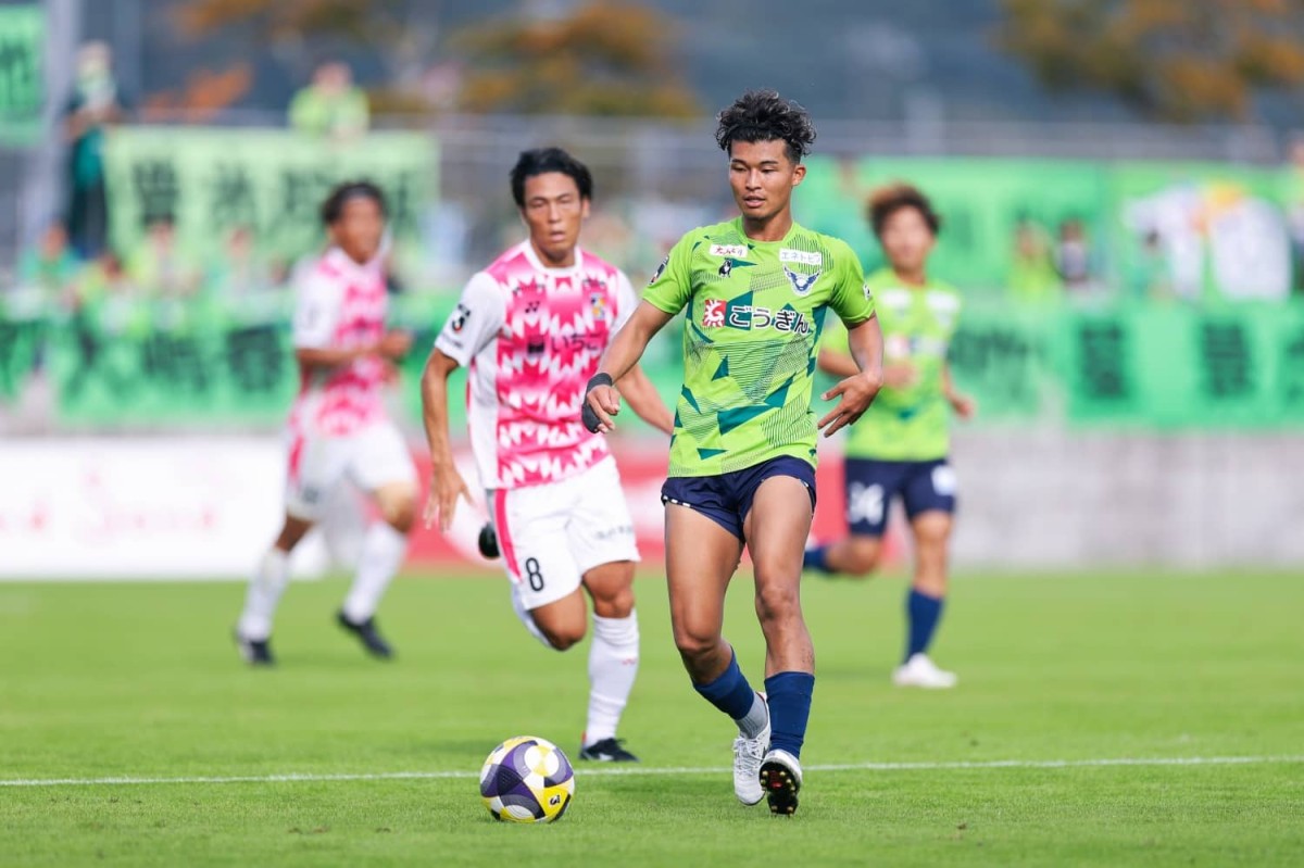 ガイナーレ鳥取の試合の様子
