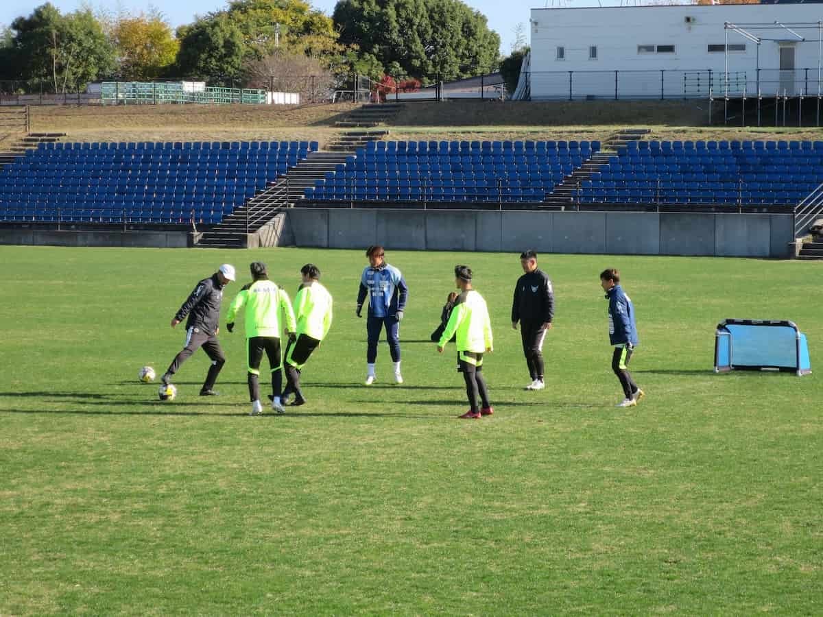 鳥取県のサッカースタジアム『Axisバードスタジアム』で行われたトップチーム最終練習