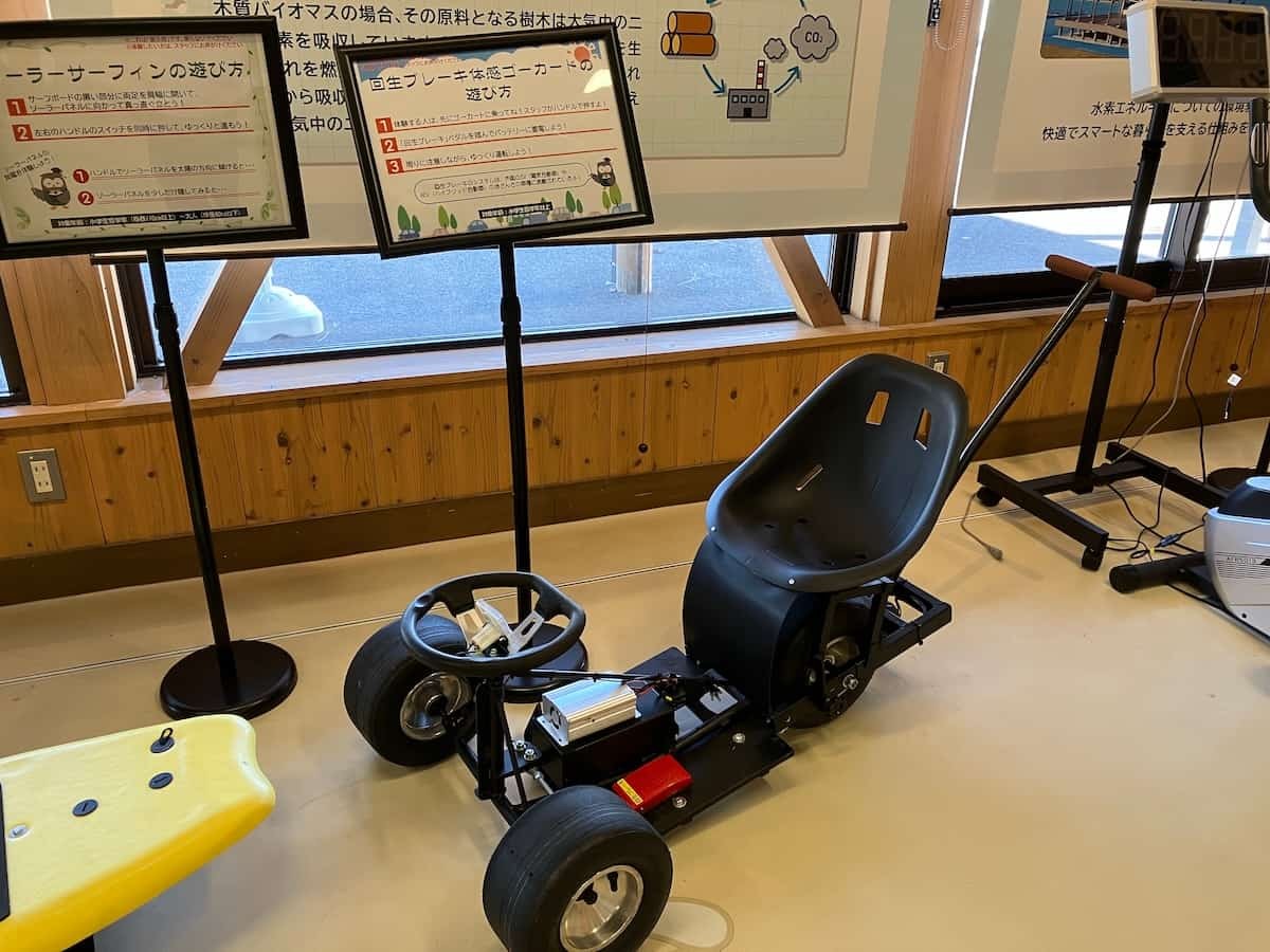 鳥取県米子市『とっとり自然環境館』の館内にある乗り物