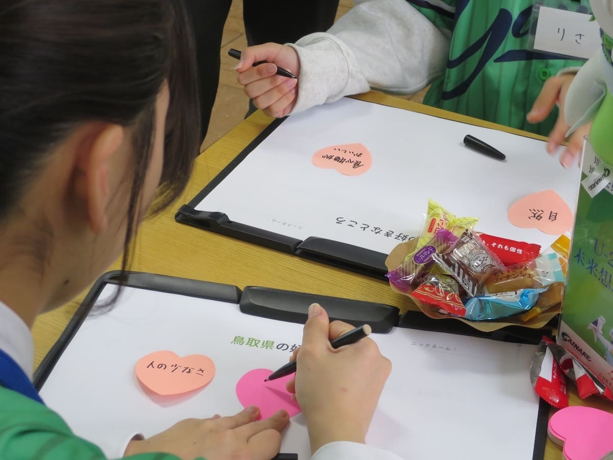 ガイナーレ鳥取の新拠点『ガイナーレ誠道アカデミー』で開催された若者向け新プロジェクト「U-23未来想造部」の様子