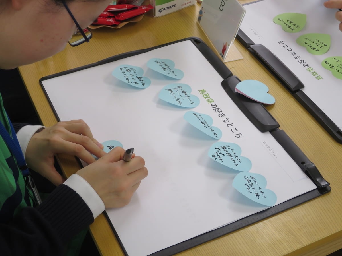 ガイナーレ鳥取の新拠点『ガイナーレ誠道アカデミー』で開催された若者向け新プロジェクト「U-23未来想造部」の様子