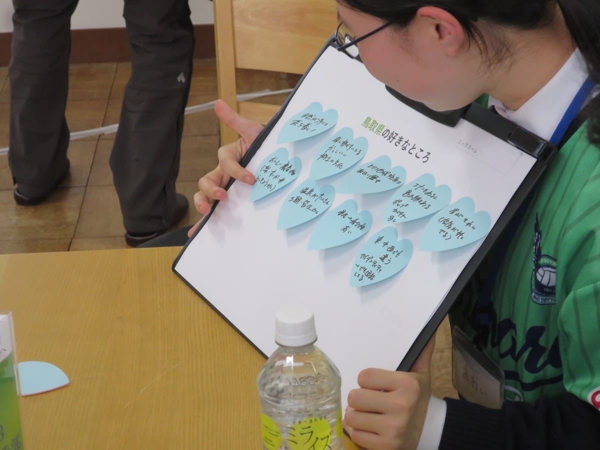 ガイナーレ鳥取の新拠点『ガイナーレ誠道アカデミー』で開催された若者向け新プロジェクト「U-23未来想造部」の様子