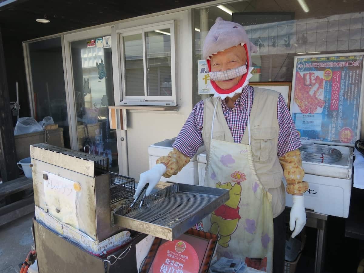 鳥取県境港市にある『さかいみなと銀座市場』の店主
