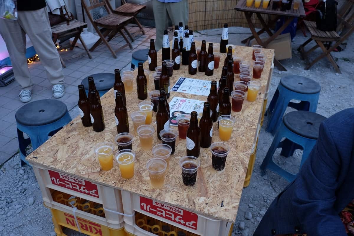 鳥取県米子市にある『KAMOGAWAリバーサイドテラス』の「加茂川ビール」
