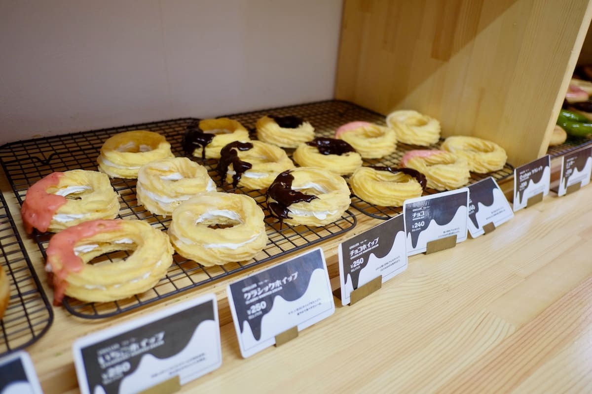 鳥取県米子市にあるドーナツ店『O-chan donut stand 米子店』のドーナツ