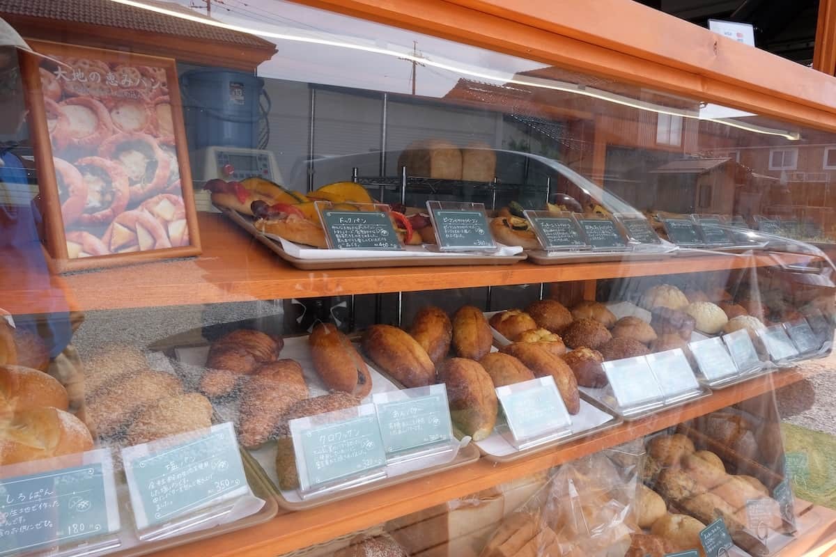 鳥取県米子市にあるパン店『Boulangerie jam &amp;』のショーケース