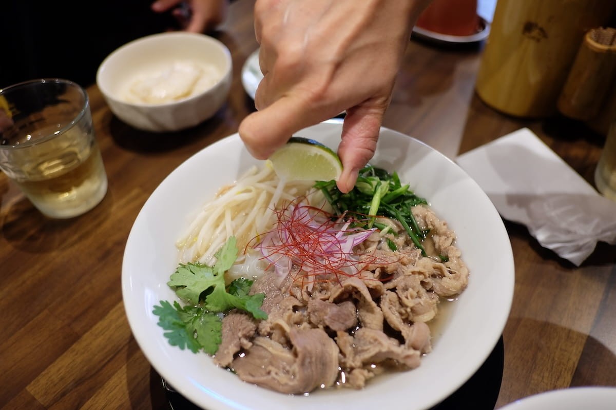 鳥取県米子市にあるベトナム料理専門店『Star＆Sun』の「牛肉のフォー」