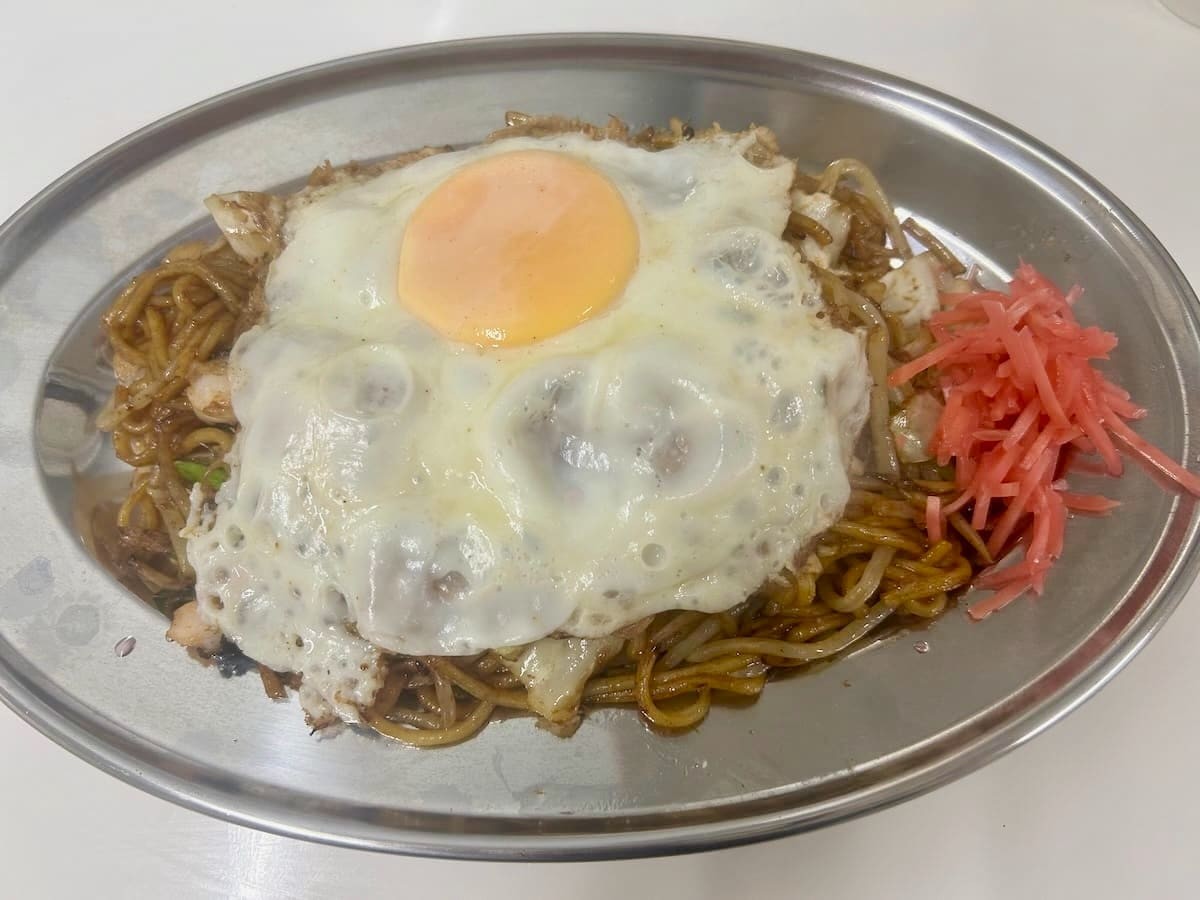 鳥取県米子市にある『明石焼きコテコテ』の焼きそば