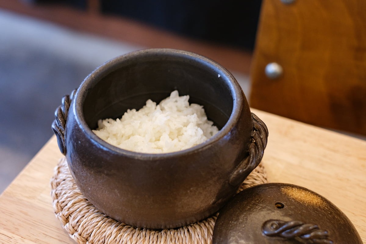 島根県松江市のカフェ『カフェテラスリンク』の土鍋ご飯