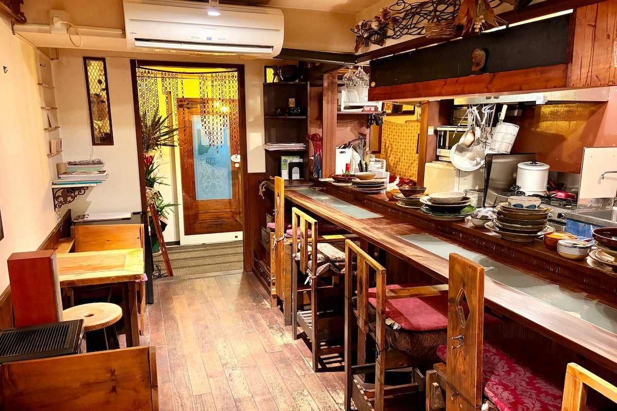 島根県松江市のイタリアン『tura』の店内