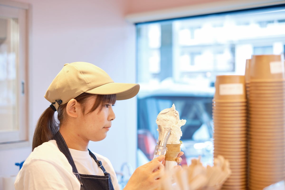 島根県松江市にオープンしたジェラート店『ガレットラヴィ』のジェラート