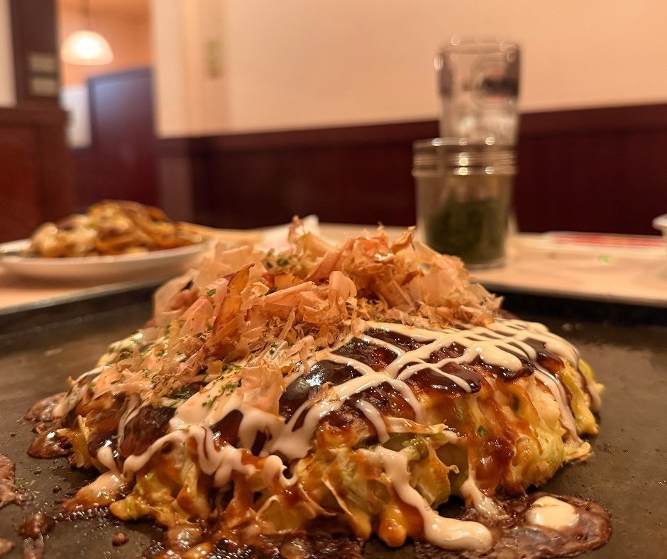 鳥取県琴浦町にあるお好み焼き店『風の街 東伯店』の一番人気「風の街玉」