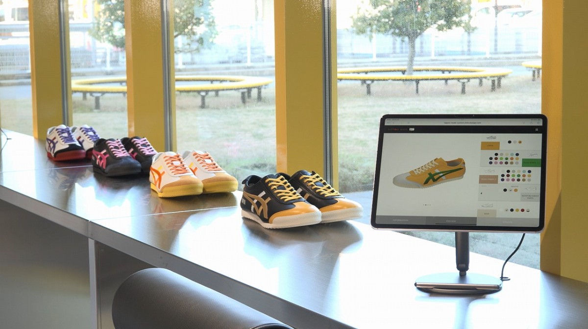 鳥取県境港市の『オニツカイノベーティブファクトリー』のギャラリーストア