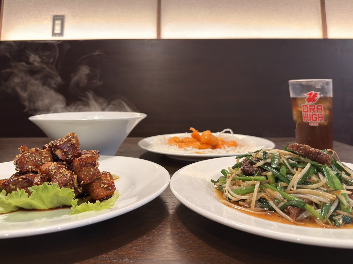 米子市日野町にある中華料理店『中国料理 青』の料理集合