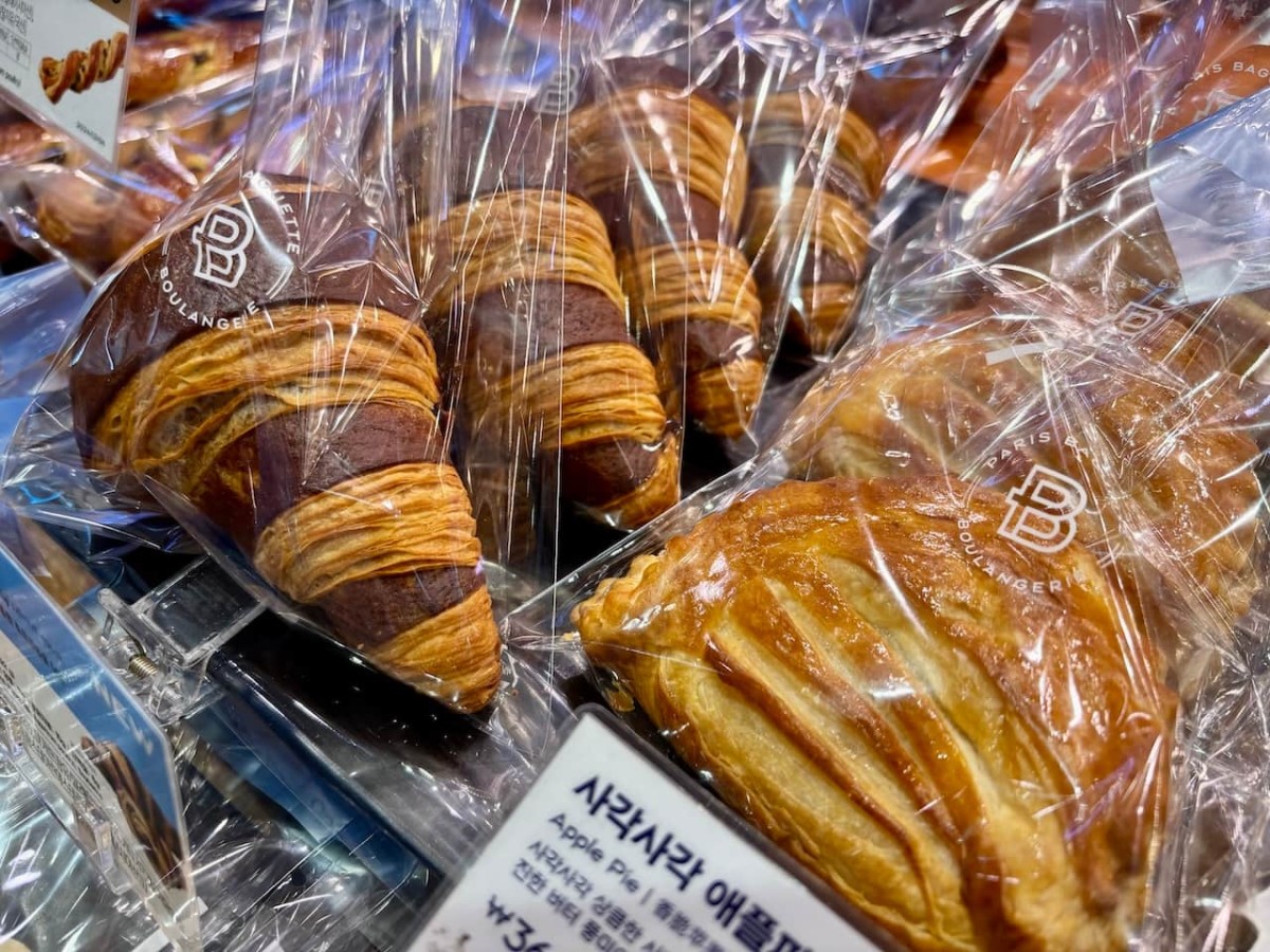 ソウルの『パリバゲット』のパン。