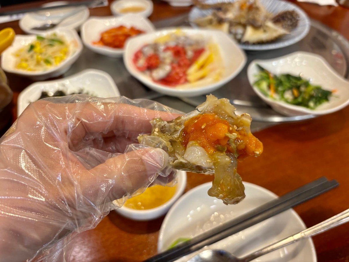 韓国料理「カンジャンケジャン」を食す。