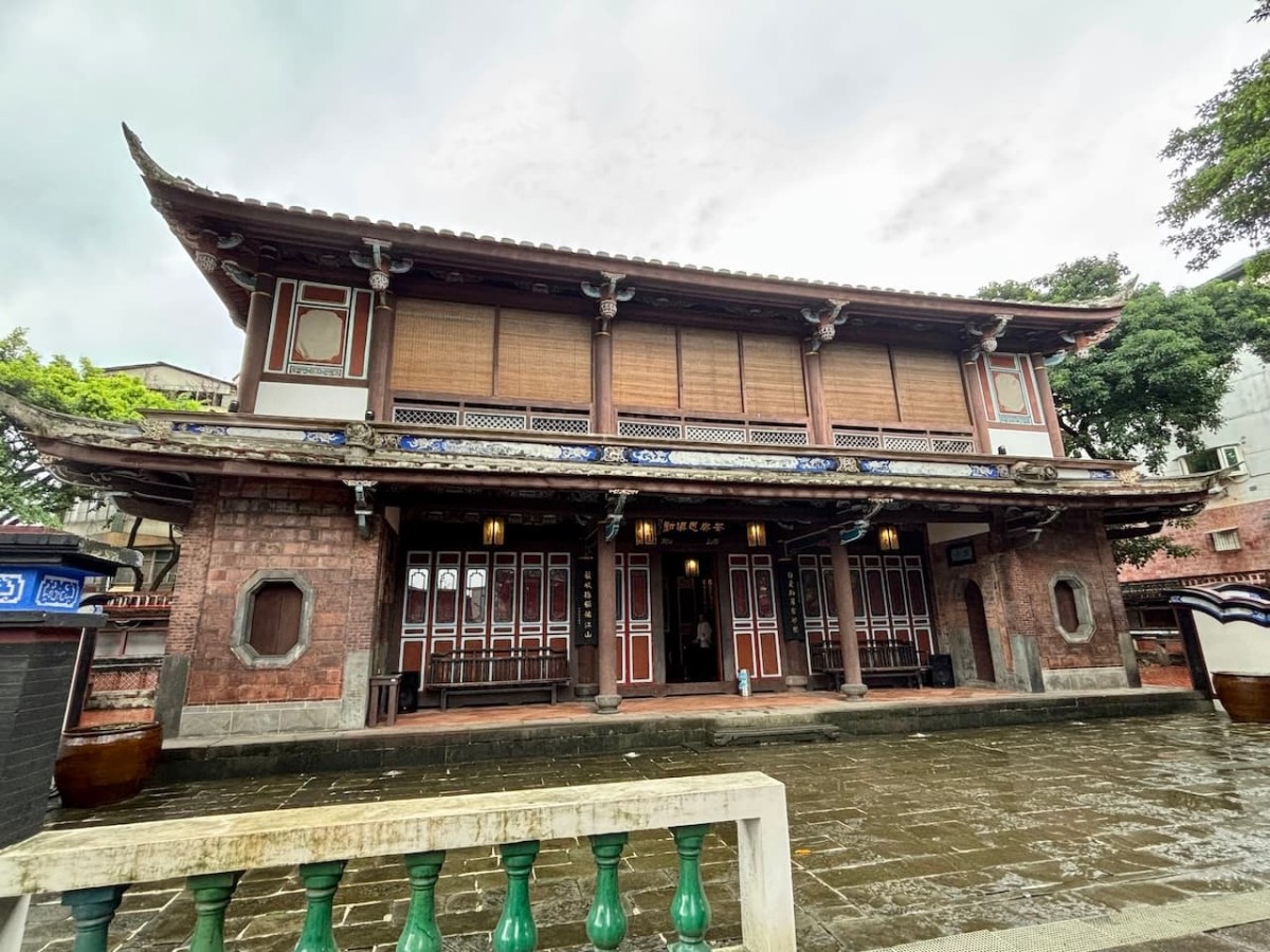 台湾の「林本源園邸」の建築物。