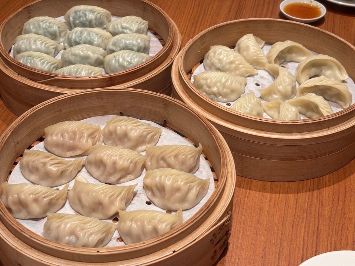 台湾の『鼎泰豊』の蒸し餃子。