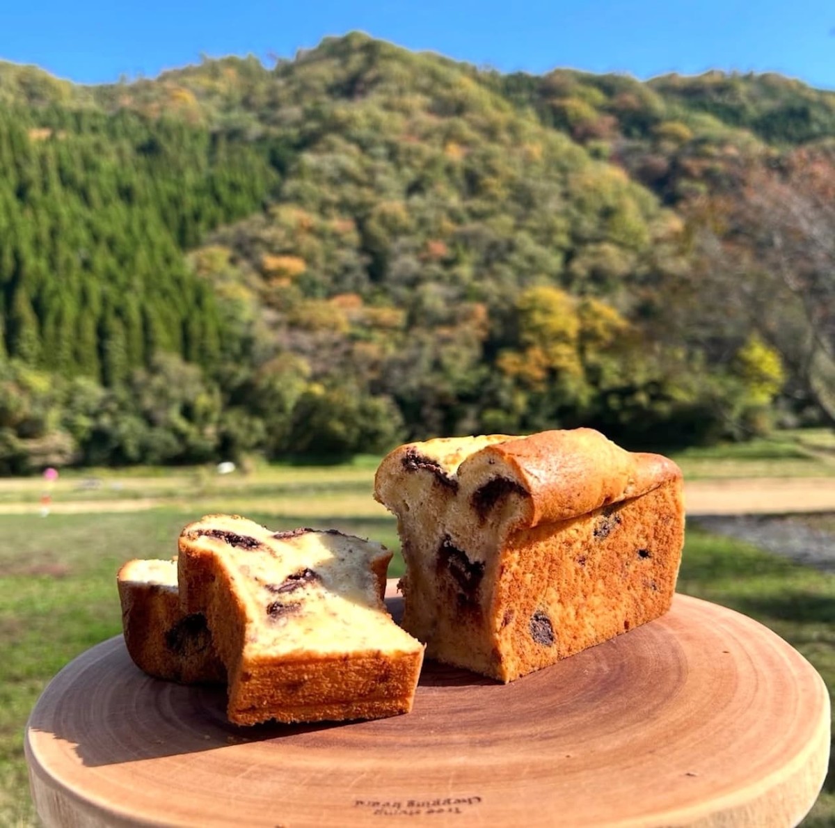 出雲市佐田町の『TAKE OUT ばなな』のパウンドケーキ。