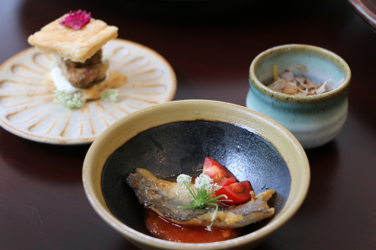 島根県浜田市にある「La Flamme d’Or」の料理