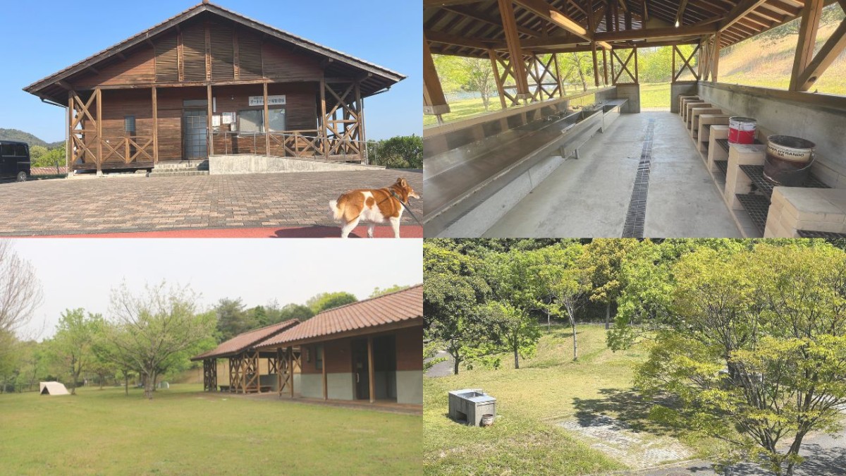 島根県江津市にある『菰沢公園オートキャンプ場』