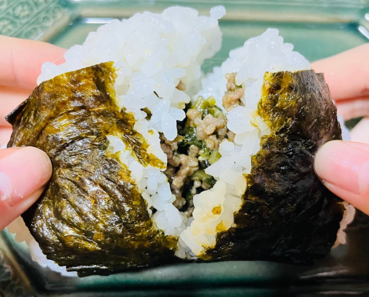 島根県安来市広瀬町にあるごはん屋ミキティのおにぎり