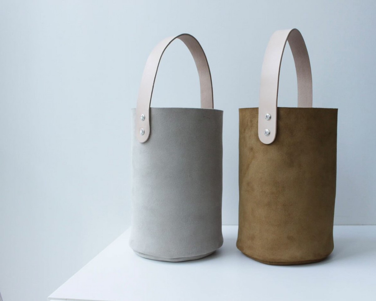 島根県安来市にあるレザークラフト EAST WOODのバケツバッグ