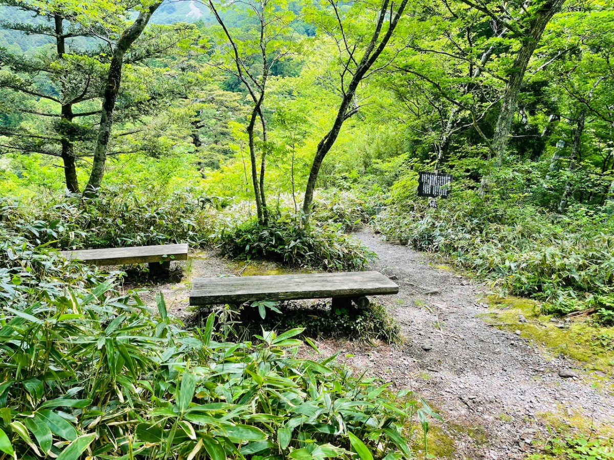 鳥取県西伯郡大山町にある寂静山へ向かう途中の休憩所